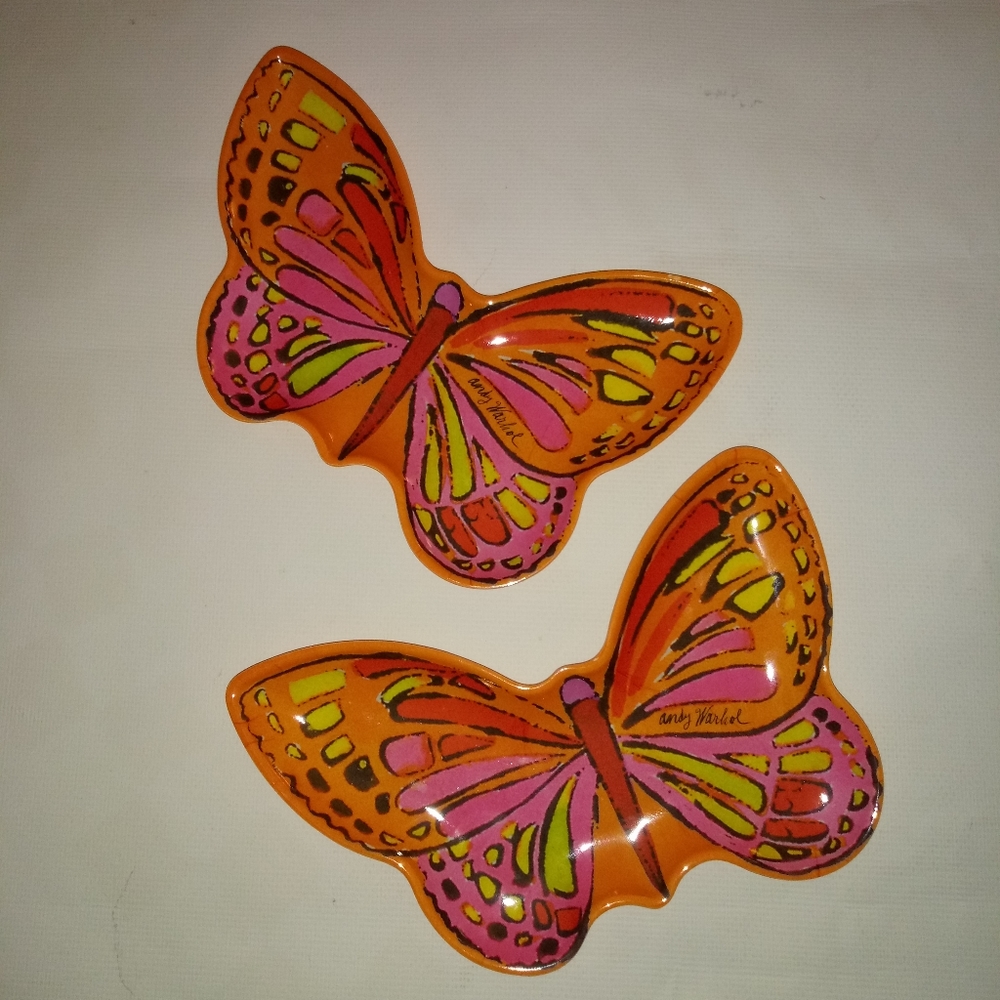 Andy Warhol Butterfly Trays - Picture 1 of 4